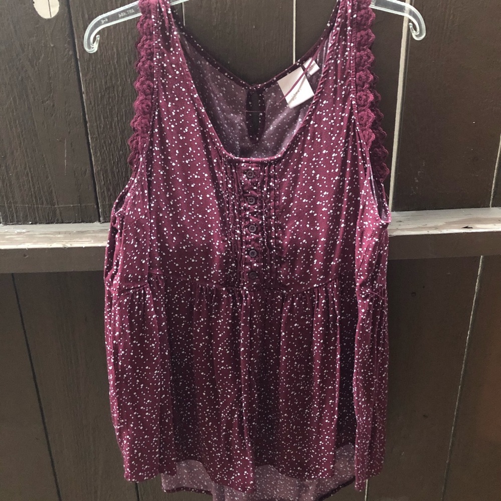 Lauren Conrad sleeveless blouse